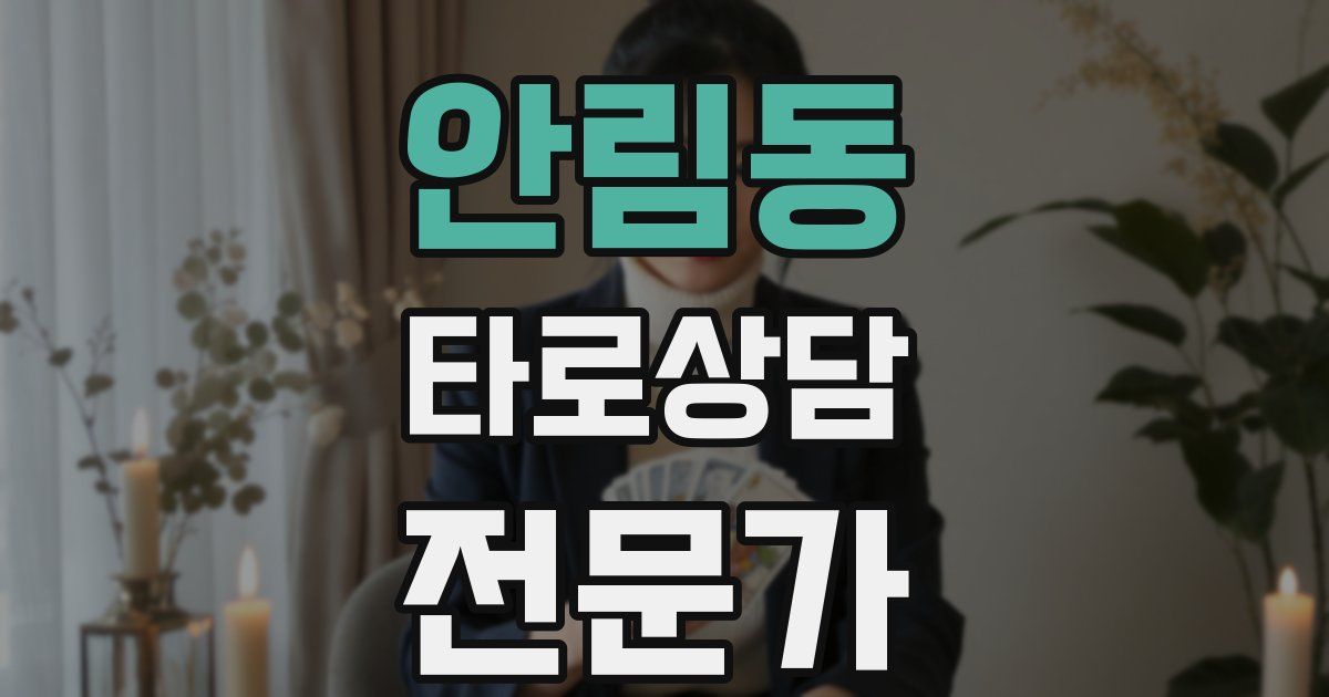 안림동 타로상담전문가 자격증