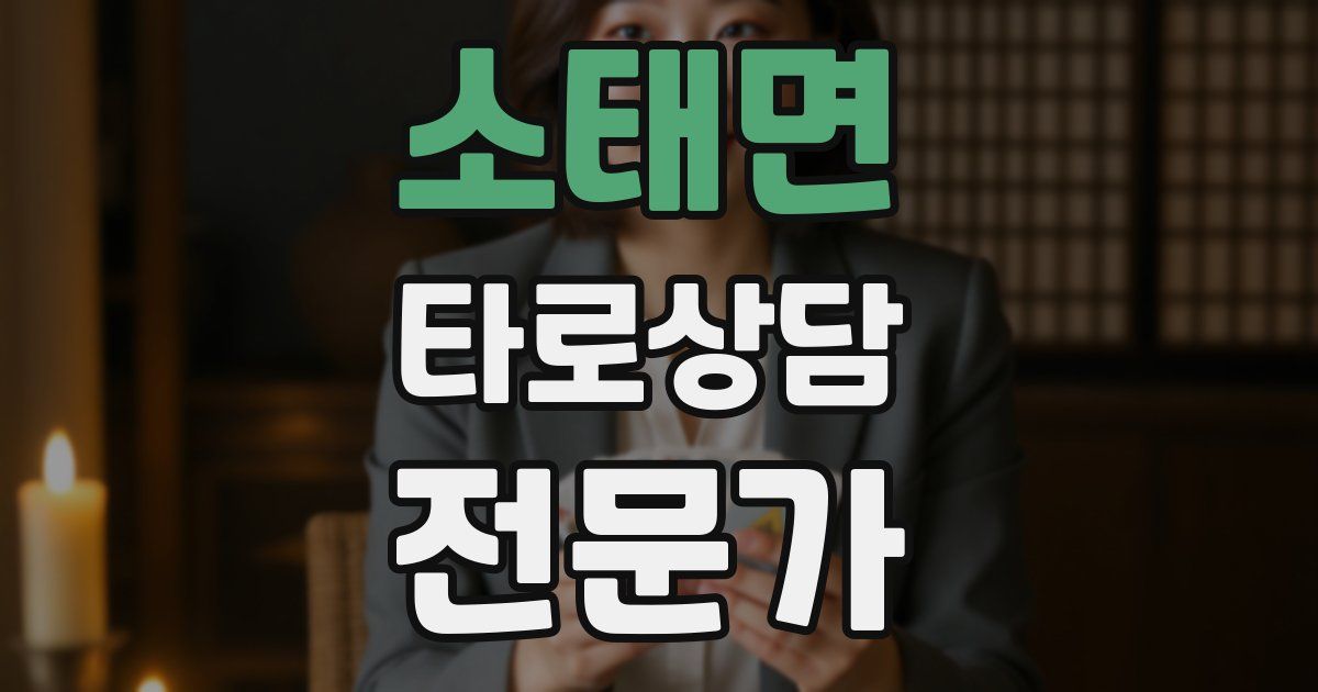 소태면 타로상담전문가 자격증