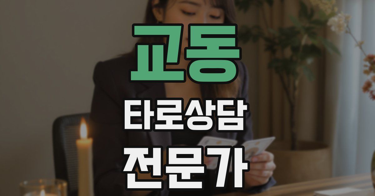 교동 타로상담전문가 자격증