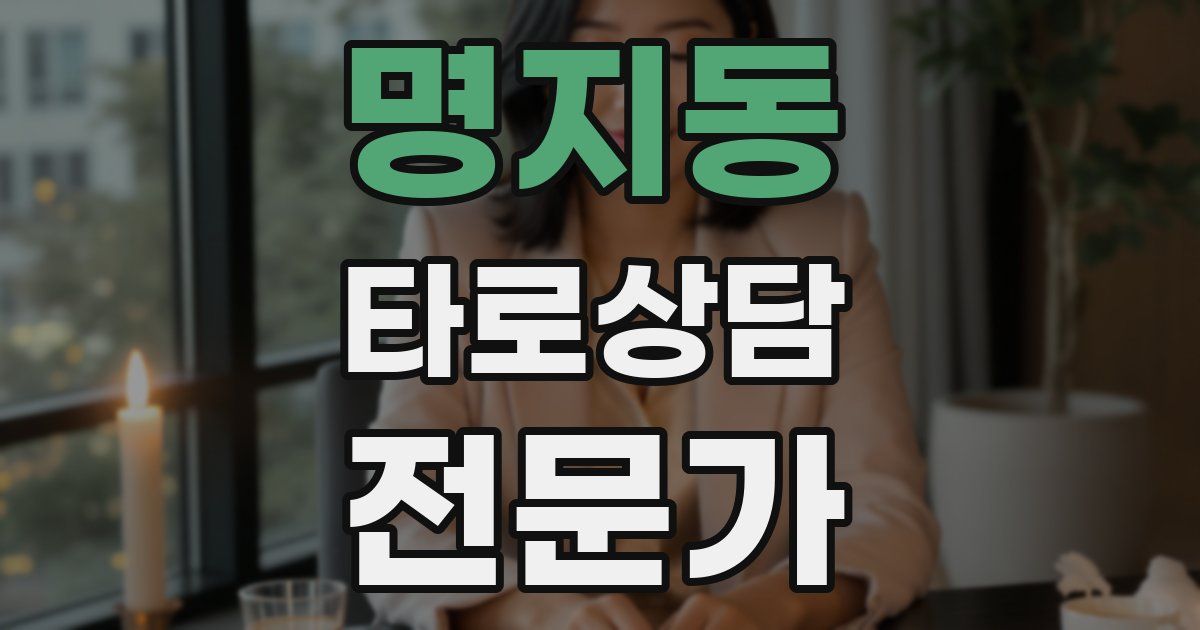 명지동 타로상담전문가 자격증