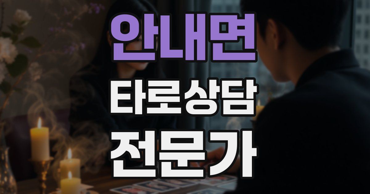안내면 타로상담전문가 자격증