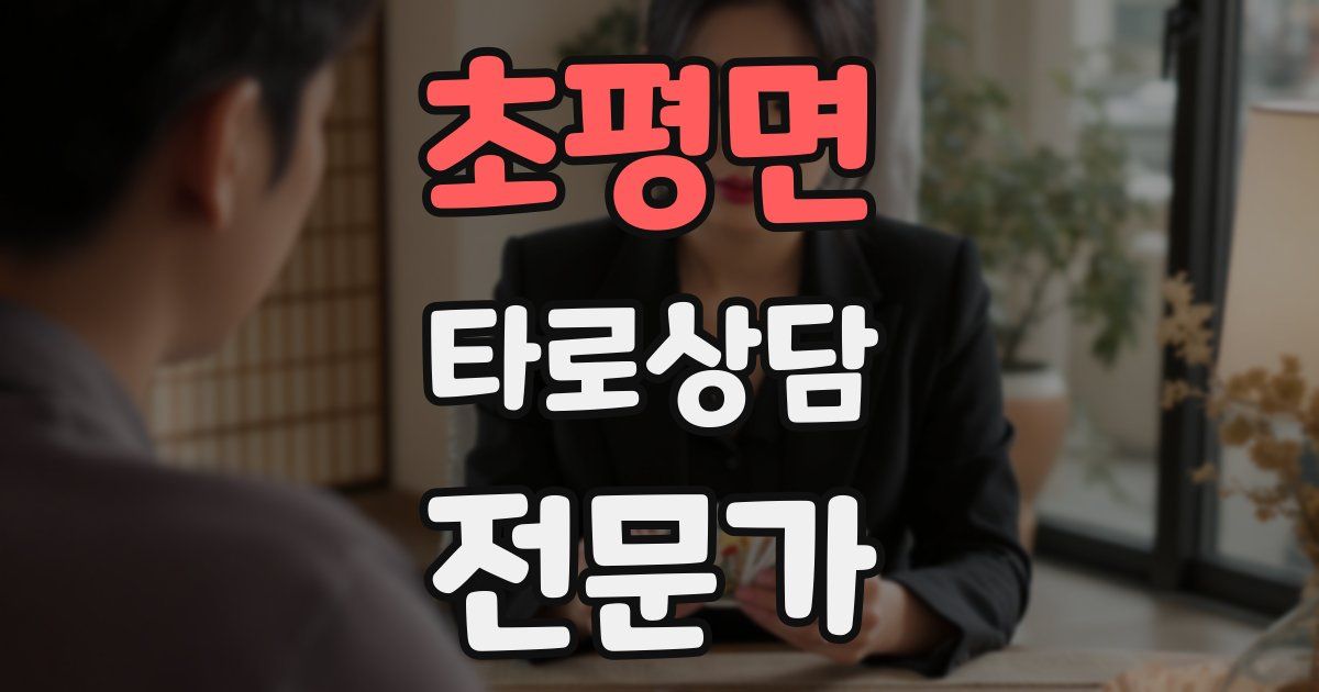 초평면 타로상담전문가 자격증