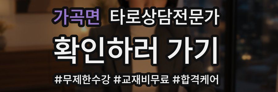 가곡면 타로상담전문가 자격증