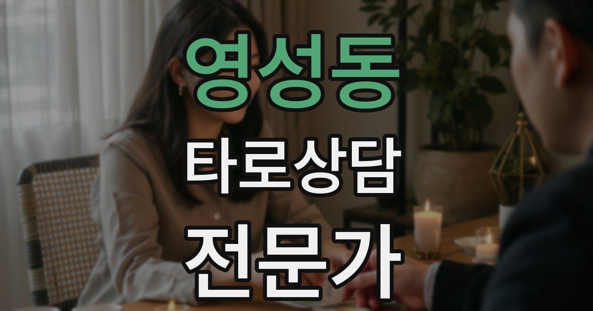 영성동 타로상담전문가 자격증