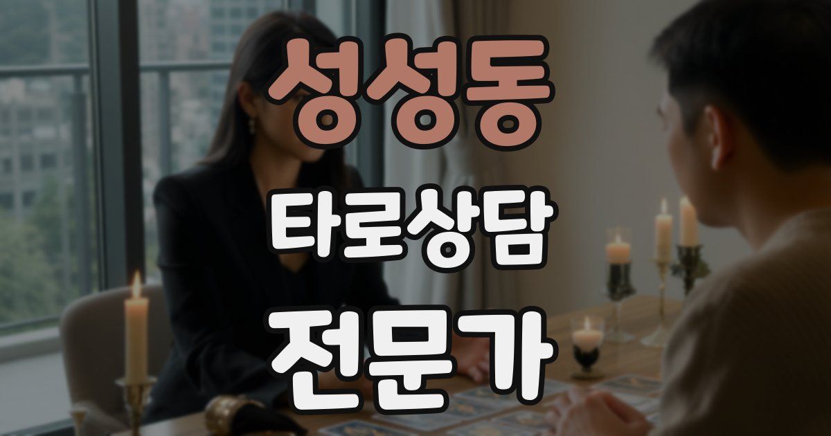 성성동 타로상담전문가 자격증