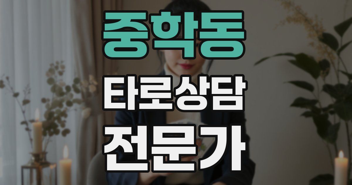 중학동 타로상담전문가 자격증