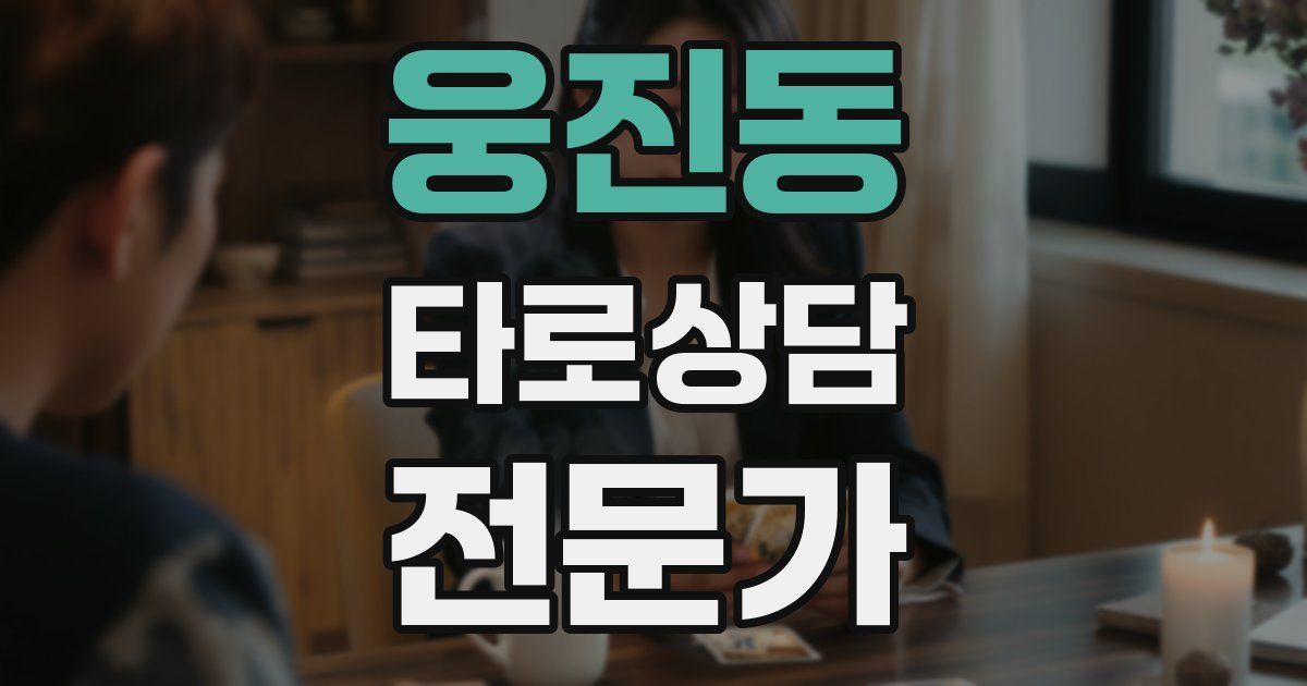 웅진동 타로상담전문가 자격증
