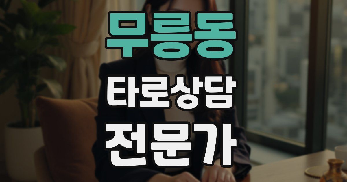 무릉동 타로상담전문가 자격증