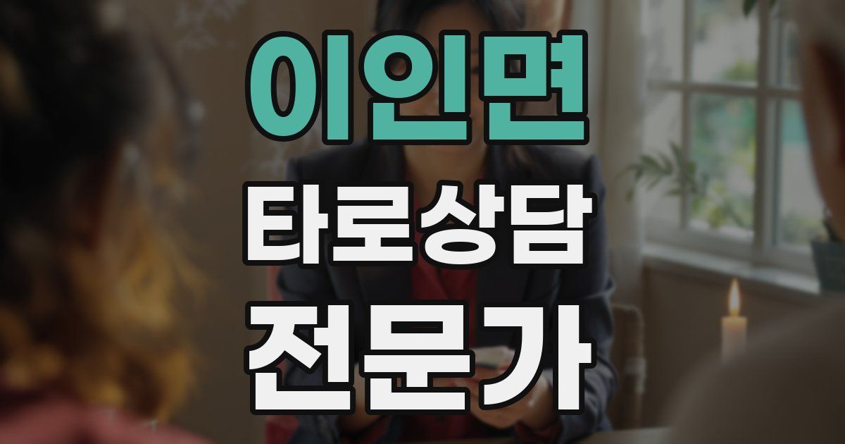 이인면 타로상담전문가 자격증
