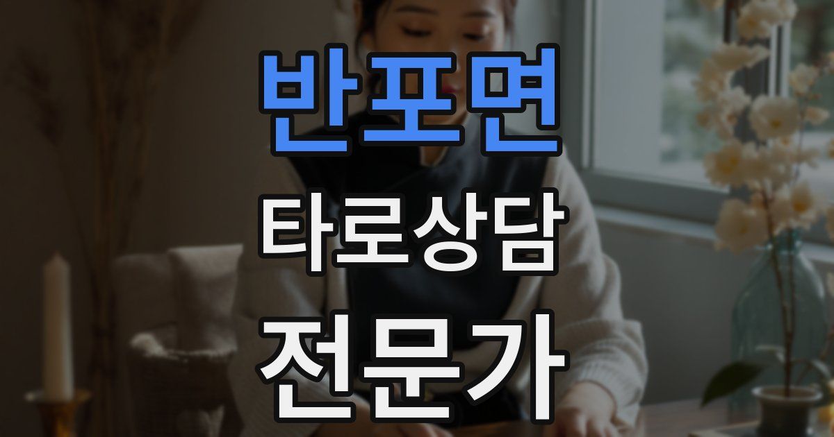 반포면 타로상담전문가 자격증