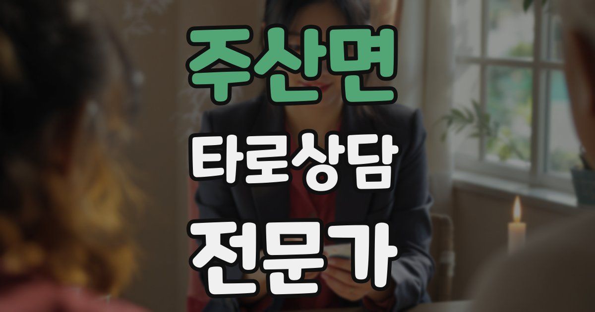 주산면 타로상담전문가 자격증