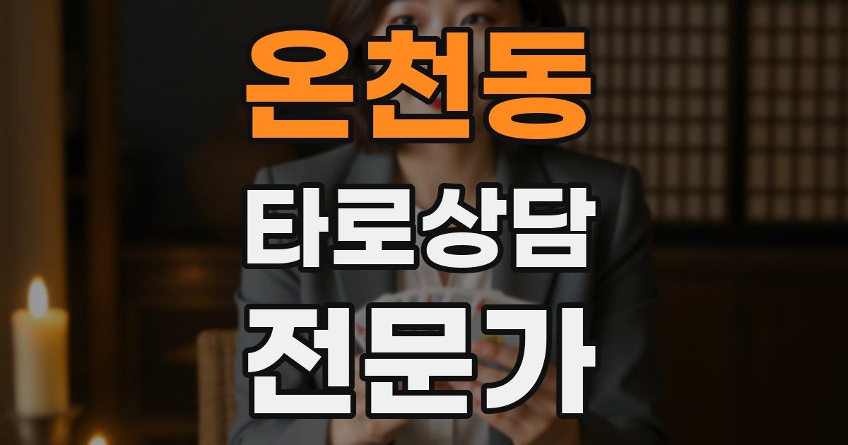 온천동 타로상담전문가 자격증
