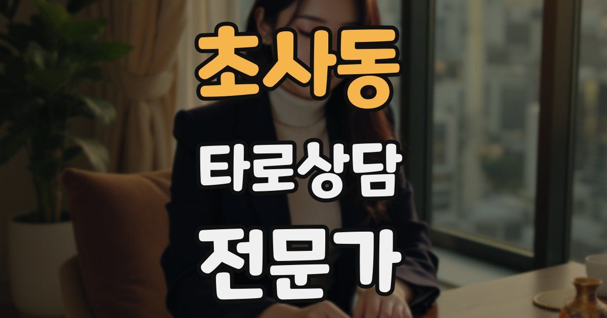 초사동 타로상담전문가 자격증