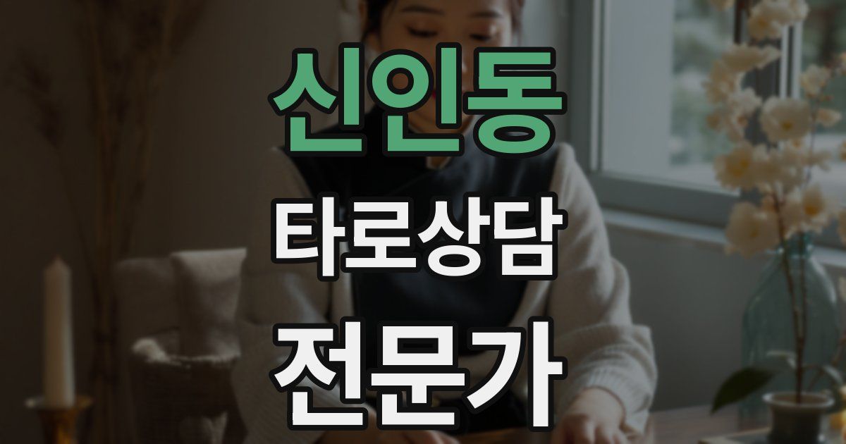 신인동 타로상담전문가 자격증