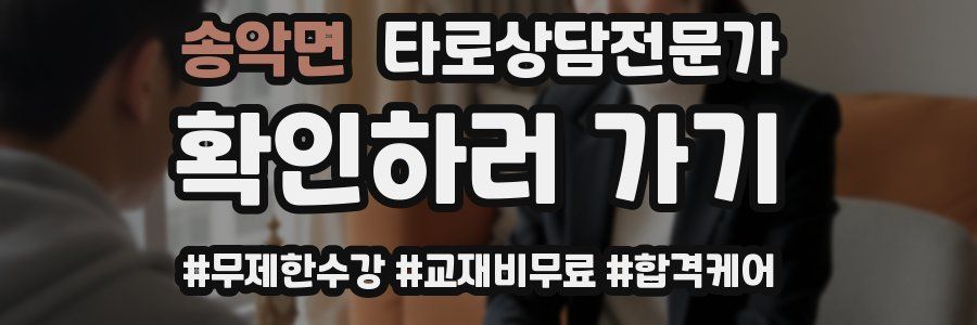 송악면 타로상담전문가 자격증