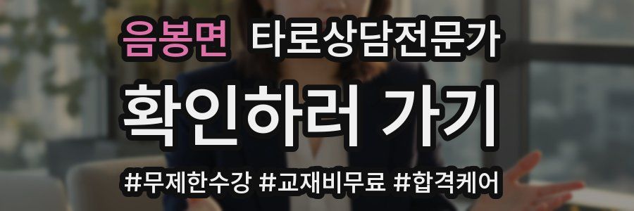 음봉면 타로상담전문가 자격증