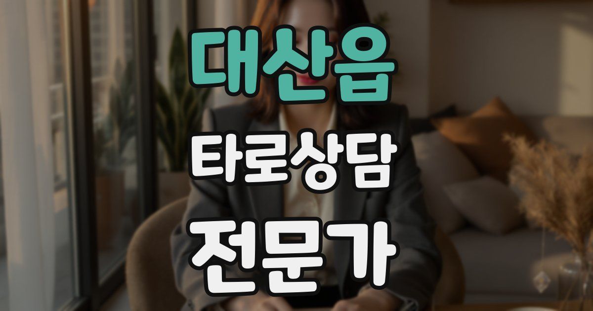 대산읍 타로상담전문가 자격증