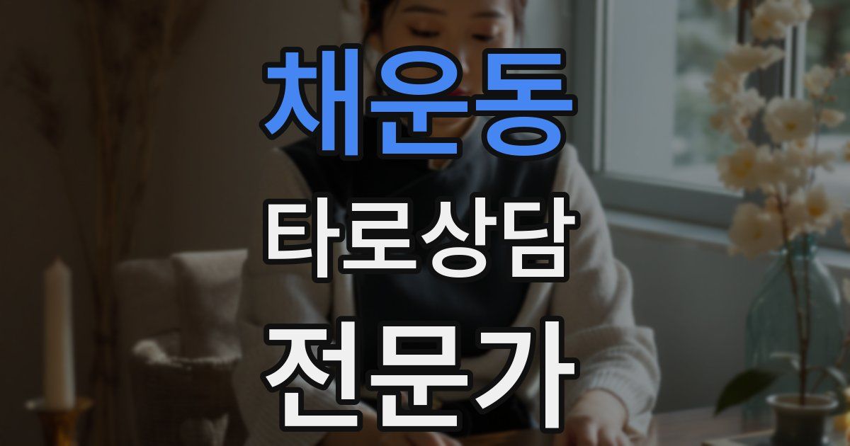 채운동 타로상담전문가 자격증