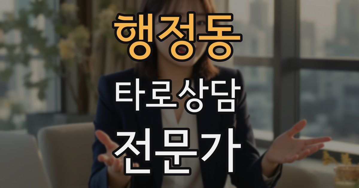 행정동 타로상담전문가 자격증