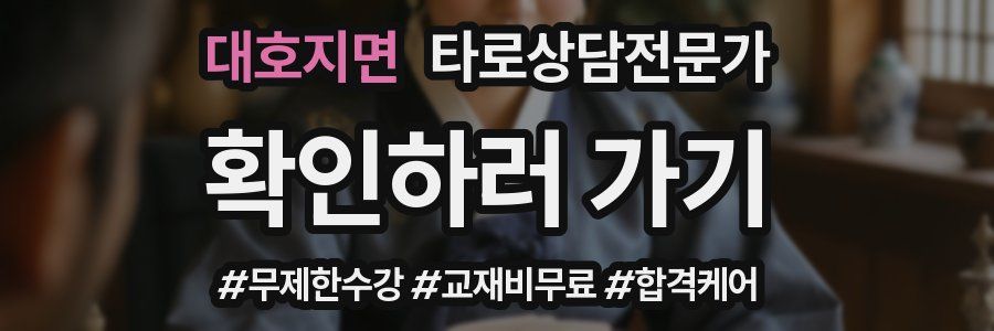 대호지면 타로상담전문가 자격증