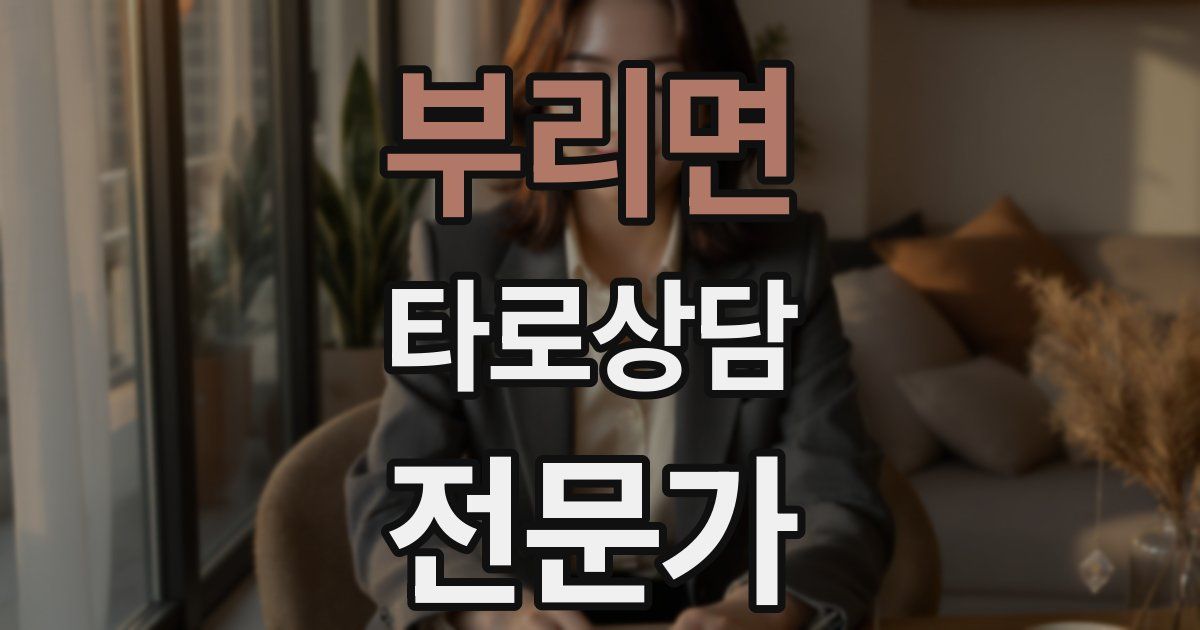 부리면 타로상담전문가 자격증