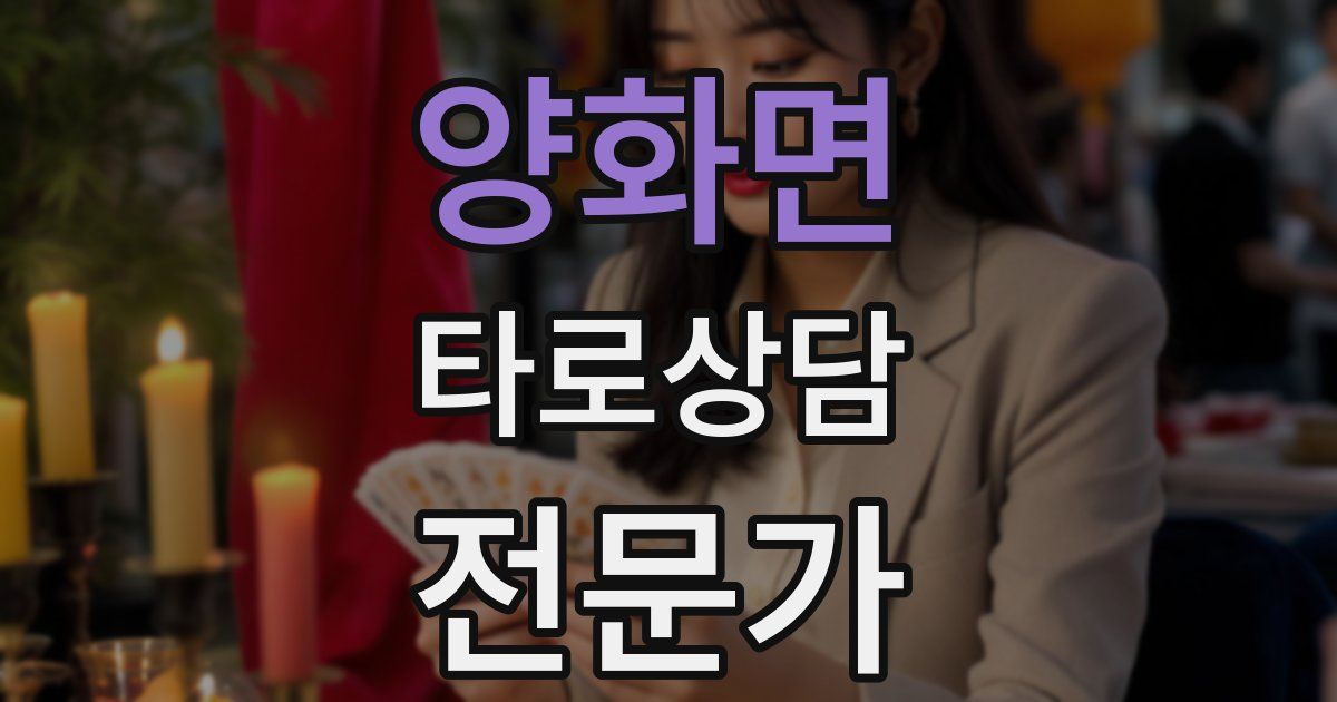 양화면 타로상담전문가 자격증