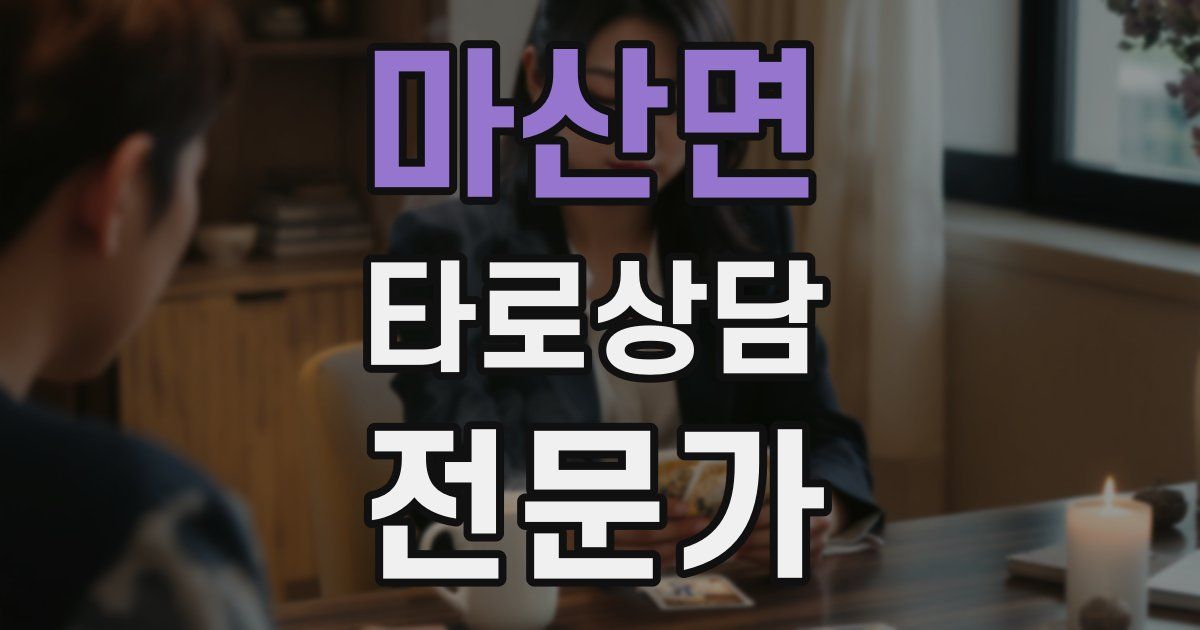 마산면 타로상담전문가 자격증