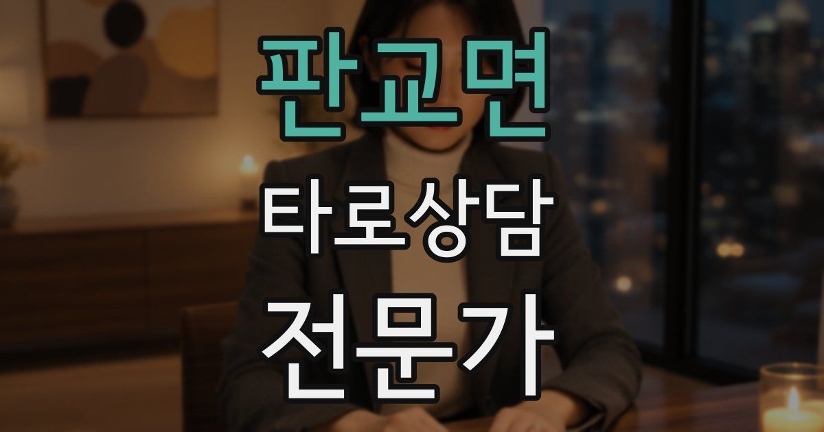 판교면 타로상담전문가 자격증