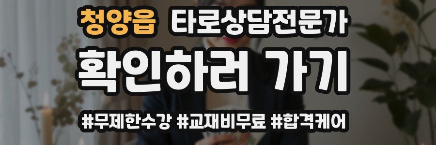 청양읍 타로상담전문가 자격증