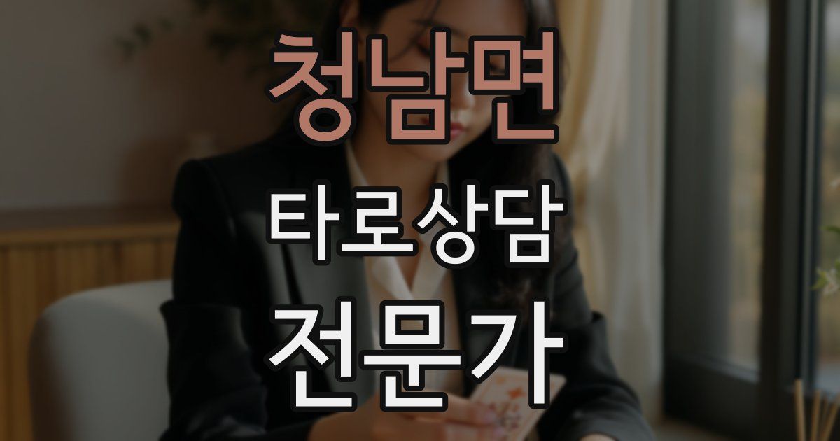 청남면 타로상담전문가 자격증
