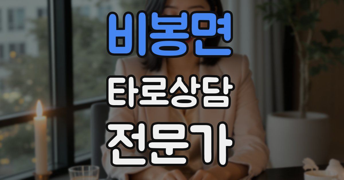 비봉면 타로상담전문가 자격증