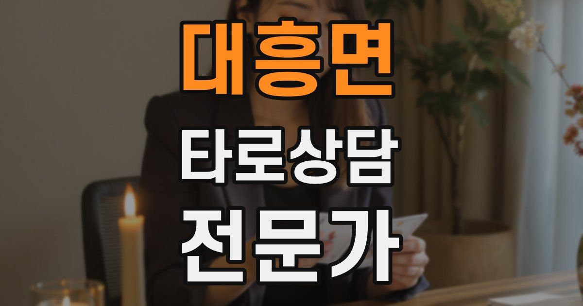 대흥면 타로상담전문가 자격증
