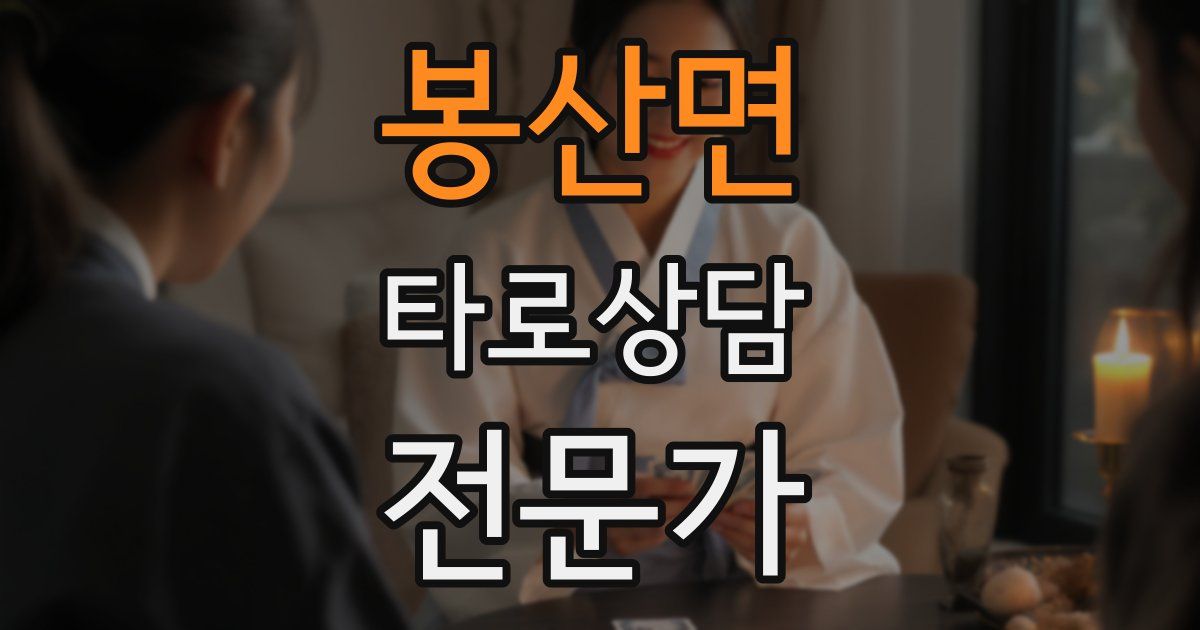 봉산면 타로상담전문가 자격증