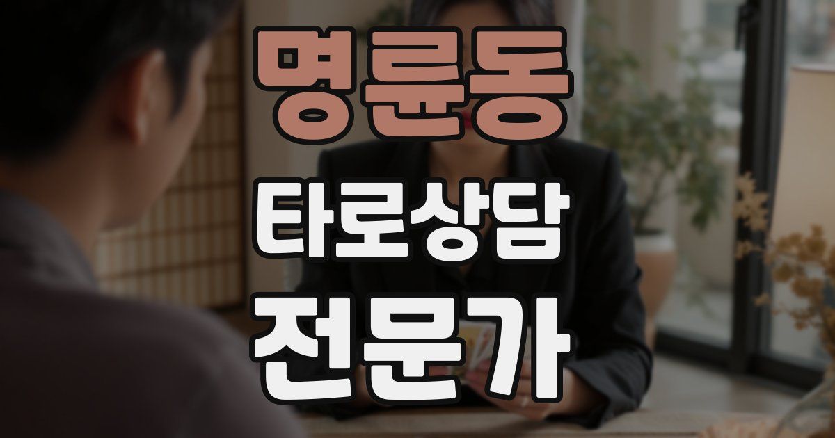 명륜동 타로상담전문가 자격증