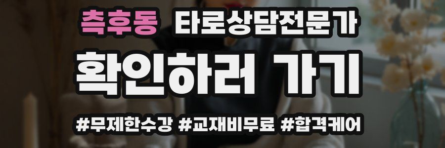 측후동 타로상담전문가 자격증