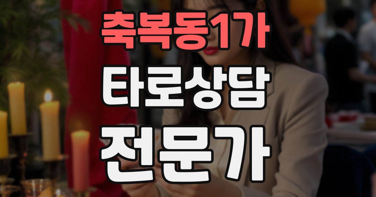 축복동1가 타로상담전문가 자격증