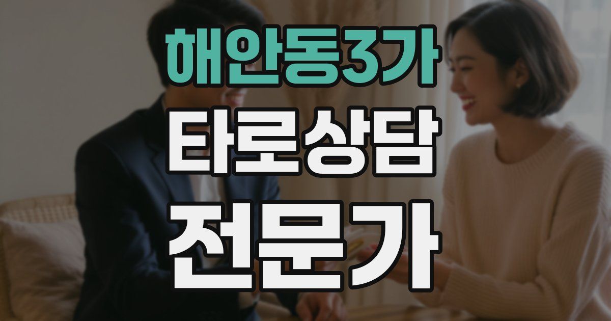 해안동3가 타로상담전문가 자격증