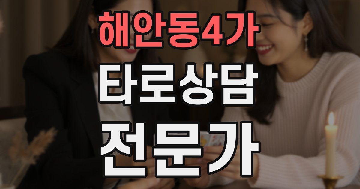해안동4가 타로상담전문가 자격증