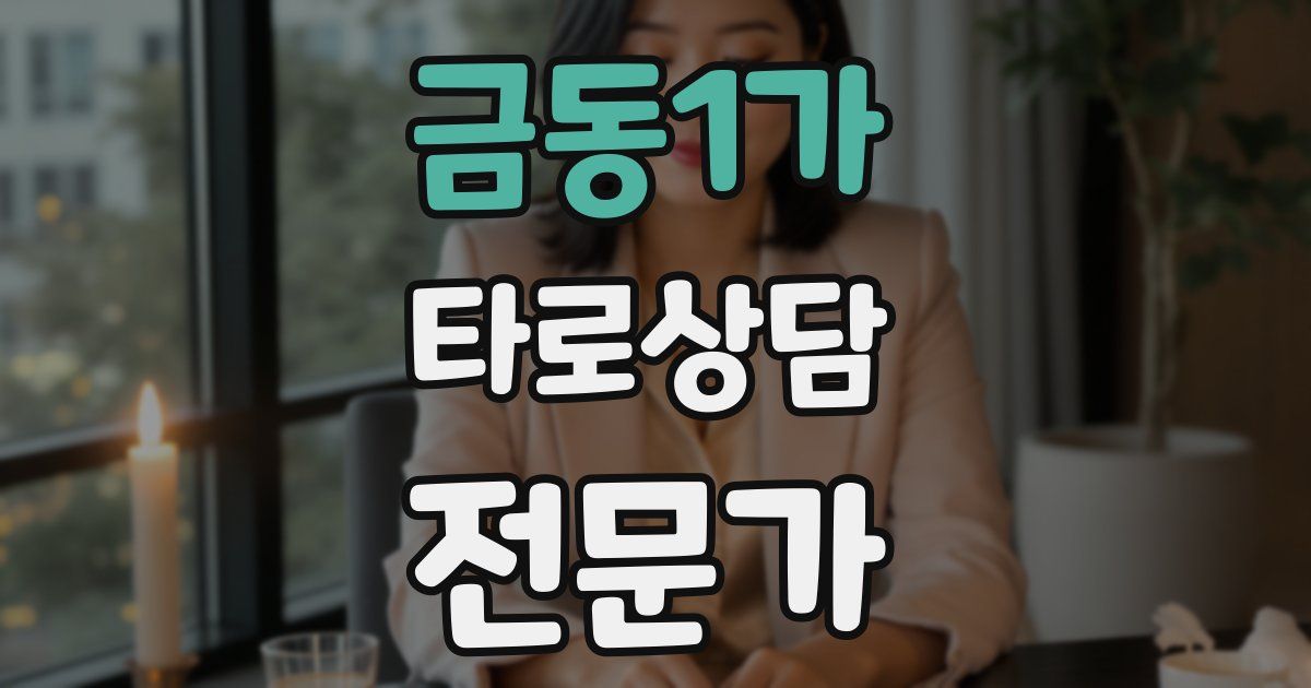 금동1가 타로상담전문가 자격증