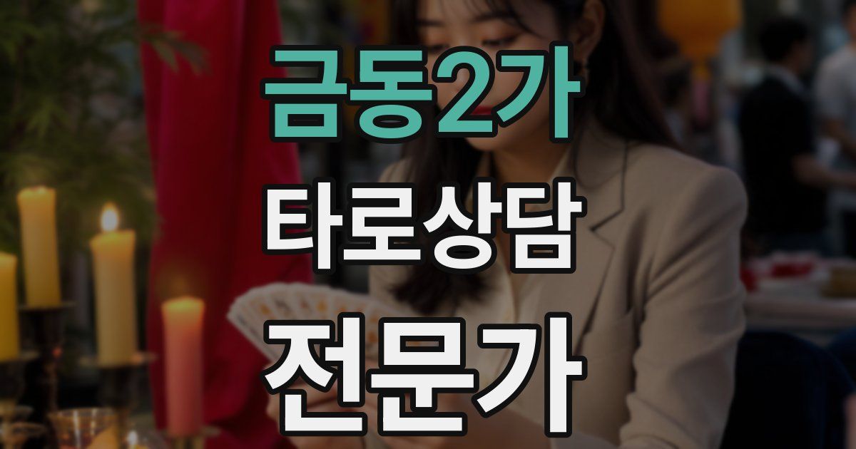 금동2가 타로상담전문가 자격증