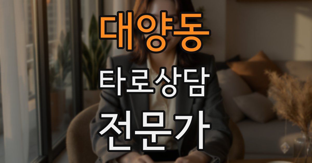 대양동 타로상담전문가 자격증