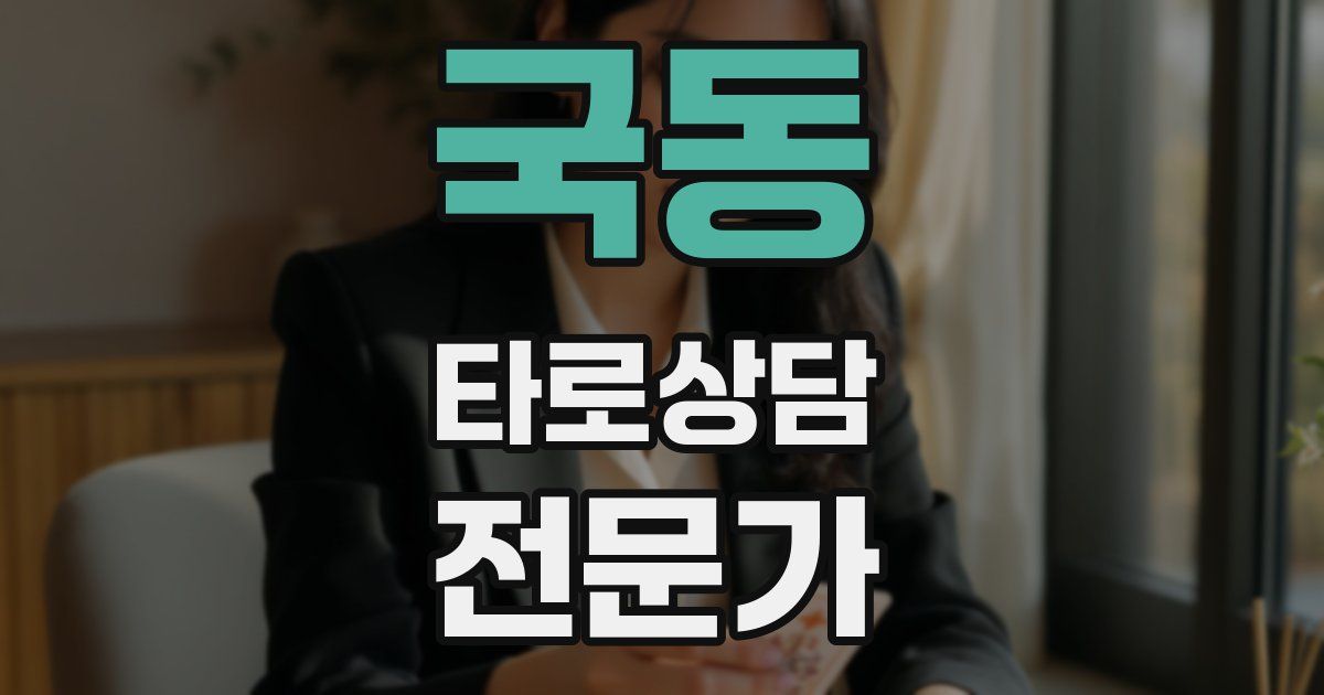 국동 타로상담전문가 자격증