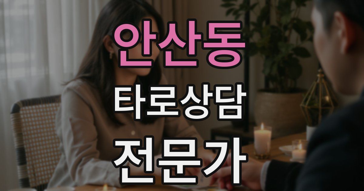 안산동 타로상담전문가 자격증