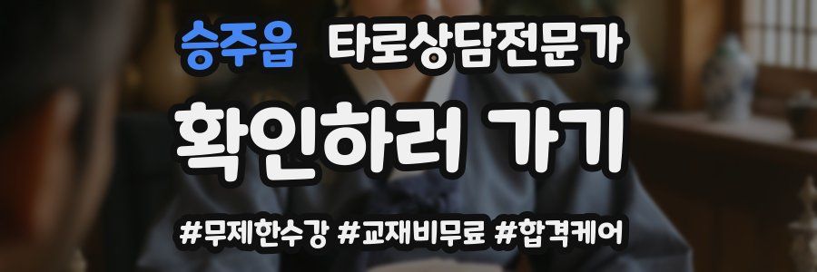 승주읍 타로상담전문가 자격증