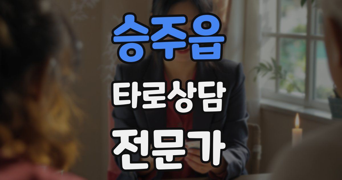 승주읍 타로상담전문가 자격증