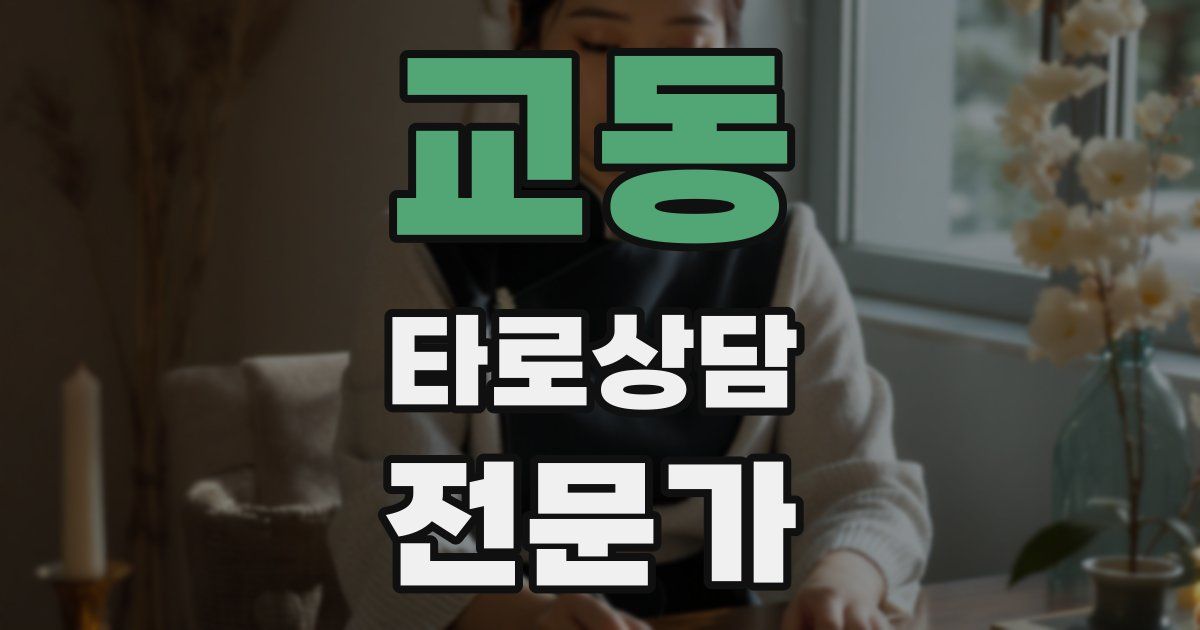 교동 타로상담전문가 자격증