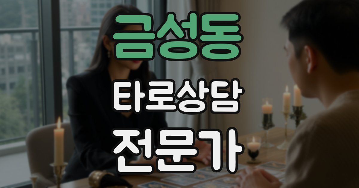 금성동 타로상담전문가 자격증