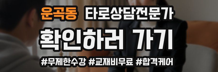 운곡동 타로상담전문가 자격증