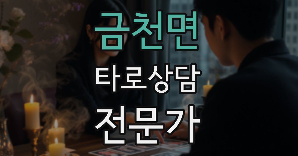 금천면 타로상담전문가 자격증