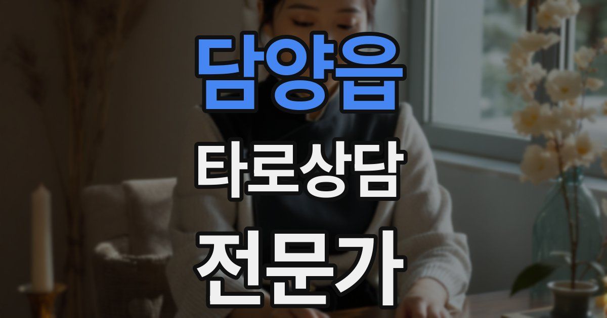 담양읍 타로상담전문가 자격증